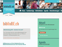 Tablet Screenshot of bibliobe.ch